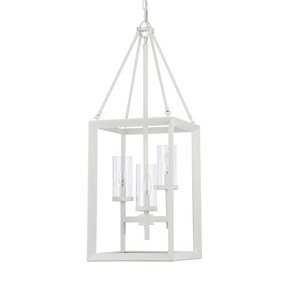 Golden Lighting Smyth 3-light Pendant in Natural White
